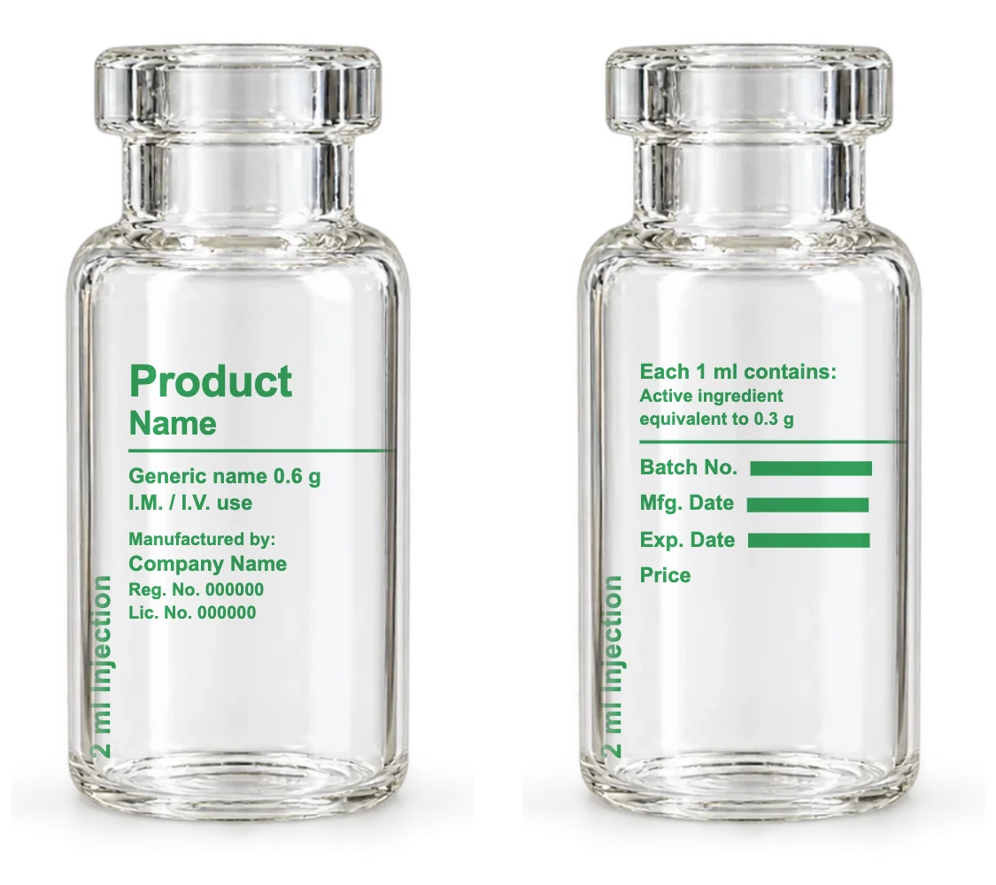 Printed Vials